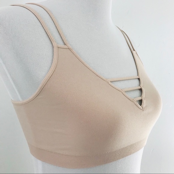 Nikibiki Other - Ladder Strappy Bralette in Tan
